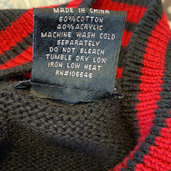 Bare Fox Vintage 50’s Style “S” Patch Varsity Cardigan  Button Down Size 2XL - Picture 6 of 8